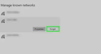 Remove a Saved Wireless Network on Windows 10