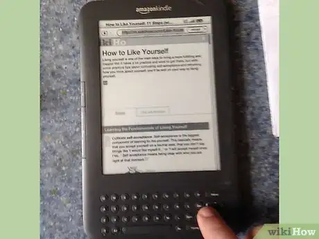 Image titled Use the Experimental (Web) Browser on a Kindle Keyboard Step 7