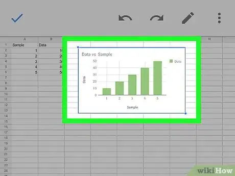 Image titled Make a Graph on Google Sheets on Android Step 12