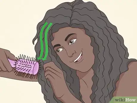 Image titled Put African American Hair in a Bun Step 11