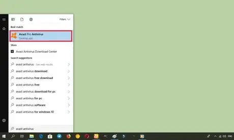 Image titled Open the Avast Antivirus app.png