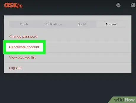 Image titled Delete an Ask Fm Account Step 5