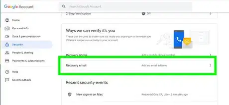 Image titled Recovery email