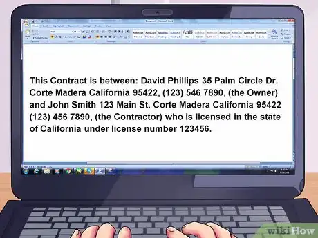 Image titled Write a Home Improvement Contract Step 9