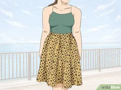 Image titled Style a Leopard Midi Skirt Step 3