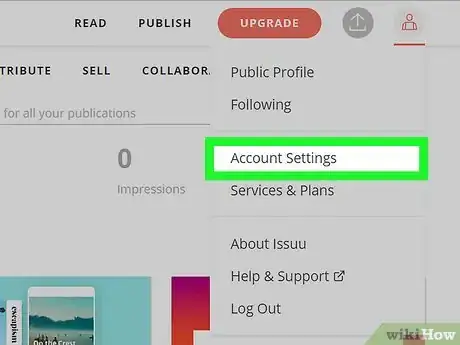 Image titled Delete an Issuu Account Step 3