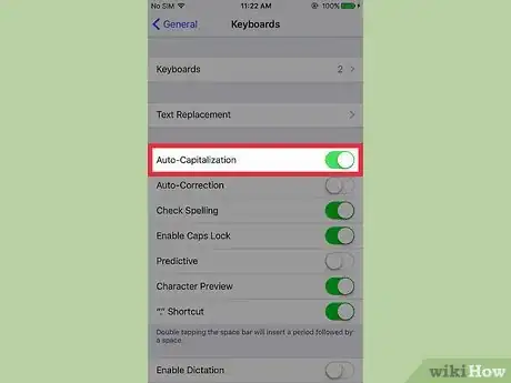 Image titled Enable Auto Capitalization on an iPhone Step 4