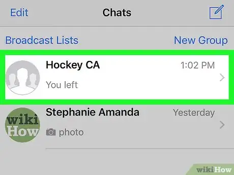 Image titled Rejoin a Group on WhatsApp on iPhone or iPad Step 2