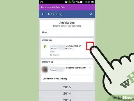 Image titled Delete Comments or Posts on Facebook on the Facebook App Step 9