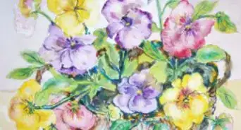 Paint Pansies in Watercolor