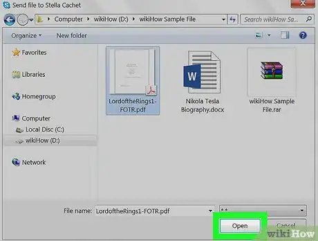 Image titled Send Files on Skype on PC or Mac Step 7
