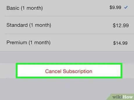 Image titled Cancel Netflix on the App Step 16