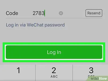 Image titled Log in to Wechat on iPhone or iPad Step 12