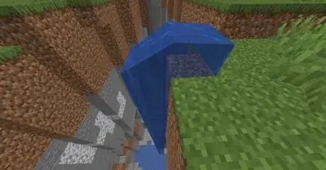 Image titled Get down a minecraft ravine step 7.png