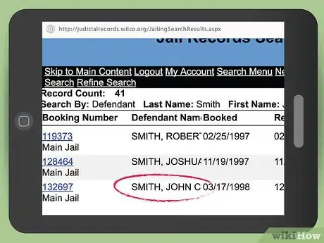 Image titled Find out if Someone Is in Jail in Williamson County, Texas Step 7