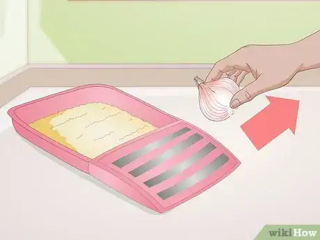 Image titled Use an Onion to Deodorize a Cat Litter Box Step 5