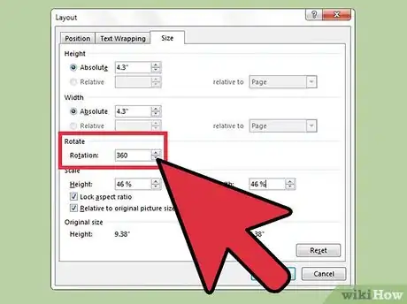 Image titled Rotate Images in Microsoft Word Step 9