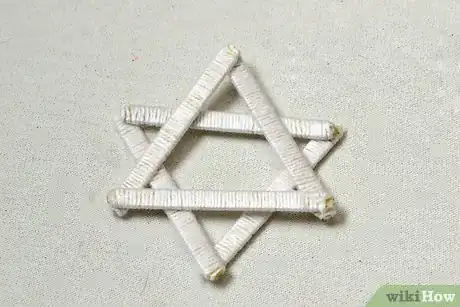 Image titled Make a Star of David from Popsicle Sticks Step 12
