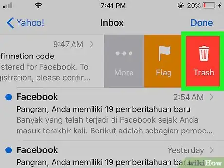 Image titled Delete an Email from iPhone Mail Step 4