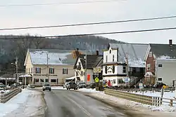 Town center looking west along Gale St. (VT 114)